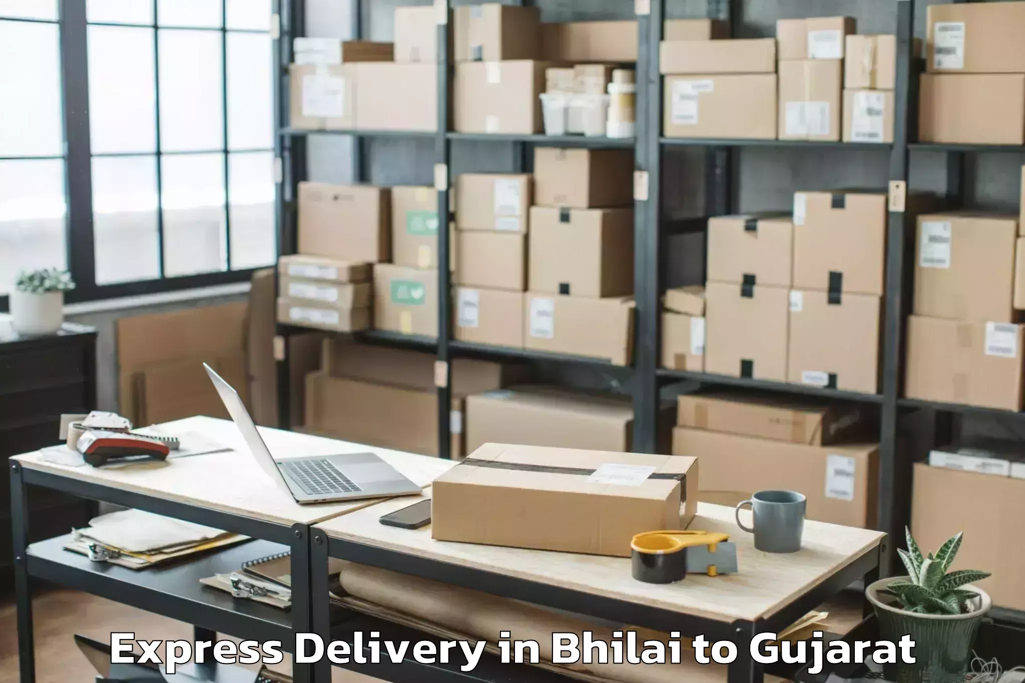 Hassle-Free Bhilai to Palitana Express Delivery